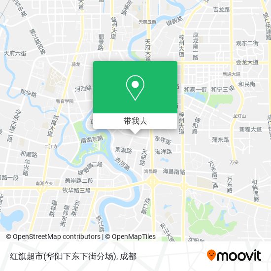 红旗超市(华阳下东下街分场)地图