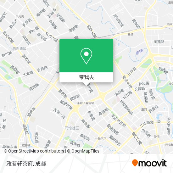 雅茗轩茶府地图