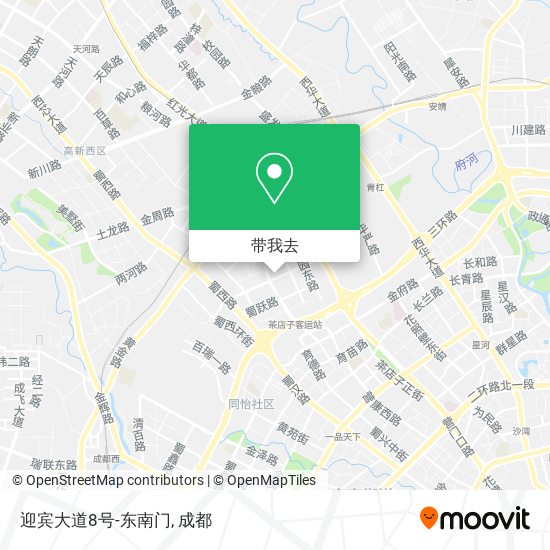 迎宾大道8号-东南门地图