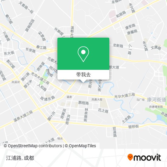 江浦路地图