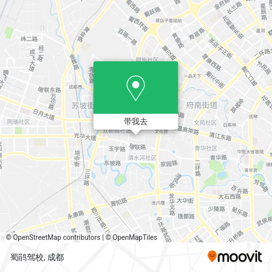 蜀鹃驾校地图