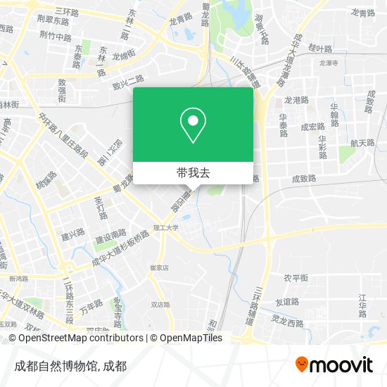 成都自然博物馆地图