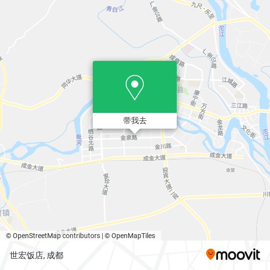 世宏饭店地图