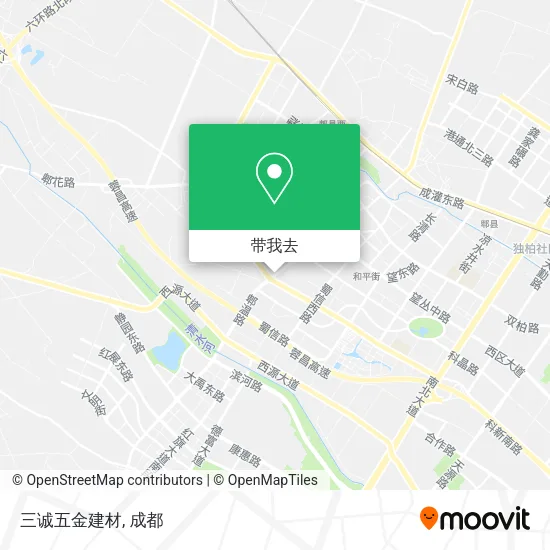 三诚五金建材地图