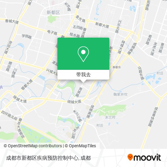 成都市新都区疾病预防控制中心地图