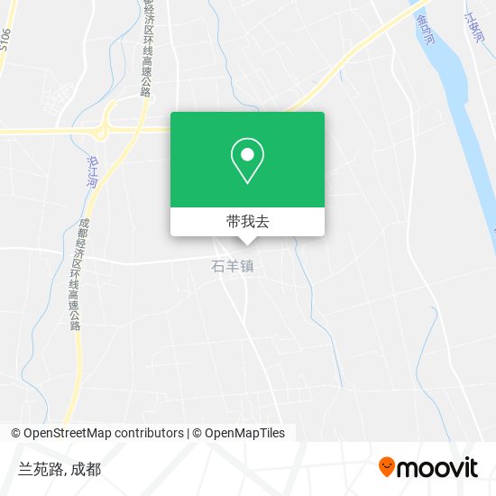 兰苑路地图