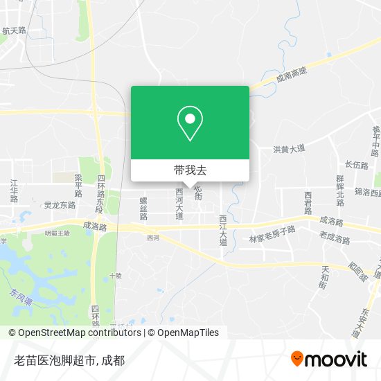 老苗医泡脚超市地图