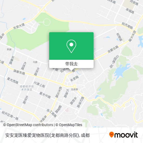 安安宠医臻爱宠物医院(龙都南路分院)地图