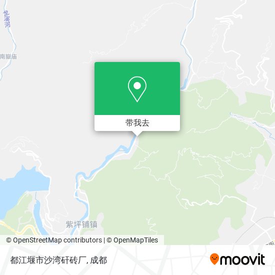 都江堰市沙湾矸砖厂地图
