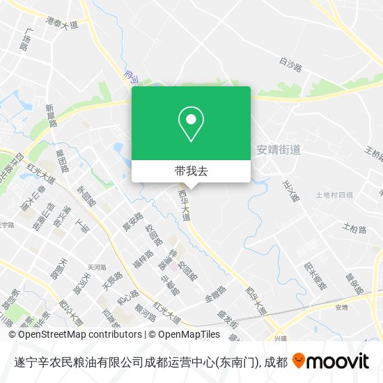 遂宁辛农民粮油有限公司成都运营中心(东南门)地图
