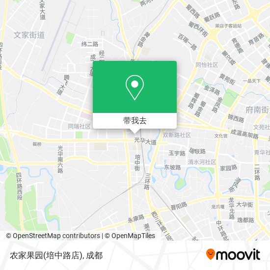 农家果园(培中路店)地图