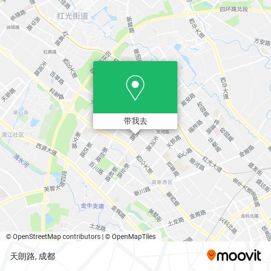 天朗路地图