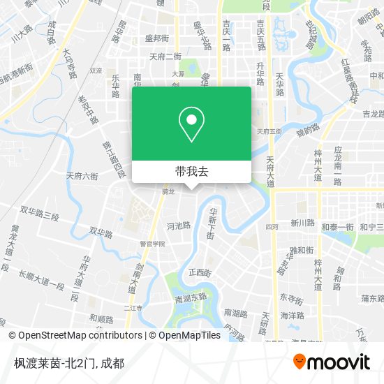 枫渡莱茵-北2门地图