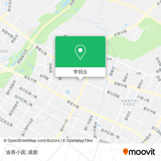 渝香小面地图
