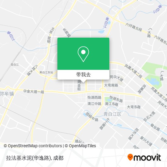 拉法基水泥(华逸路)地图