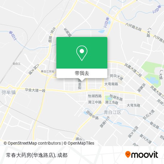 常春大药房(华逸路店)地图