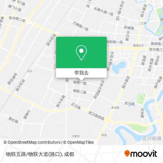 物联五路/物联大道(路口)地图