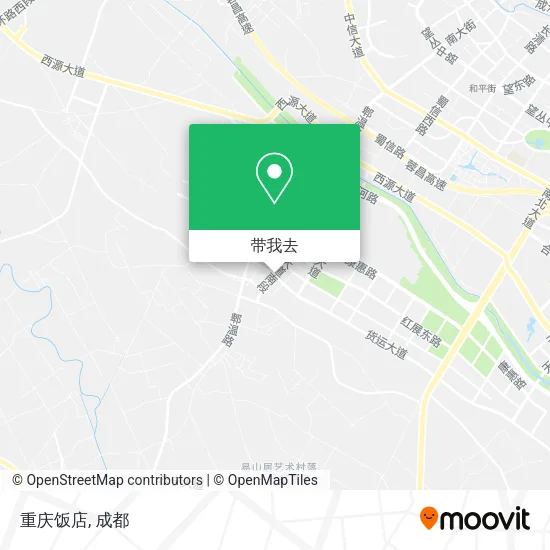 重庆饭店地图