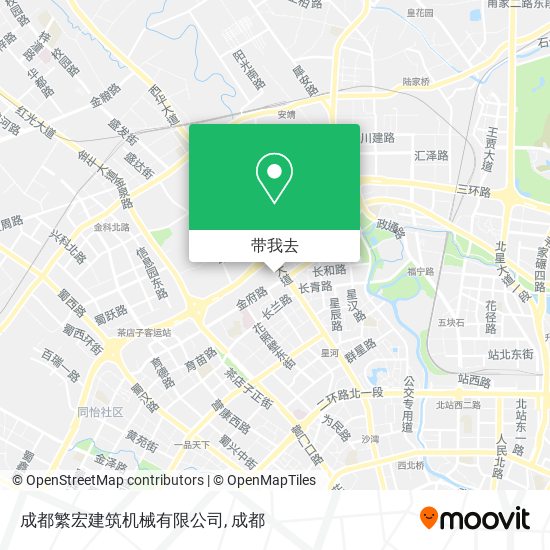 成都繁宏建筑机械有限公司地图