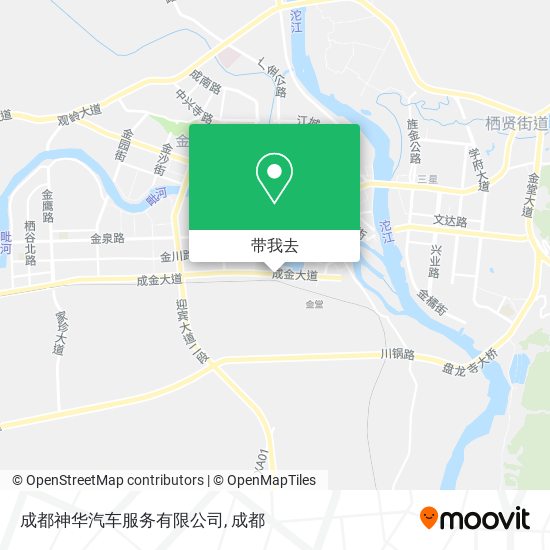 成都神华汽车服务有限公司地图