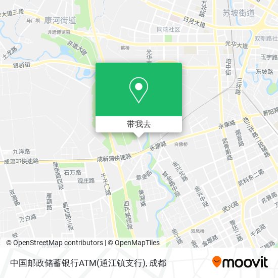 中国邮政储蓄银行ATM(通江镇支行)地图