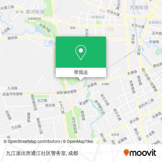 九江派出所通江社区警务室地图