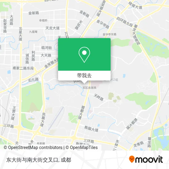 东大街与南大街交叉口地图
