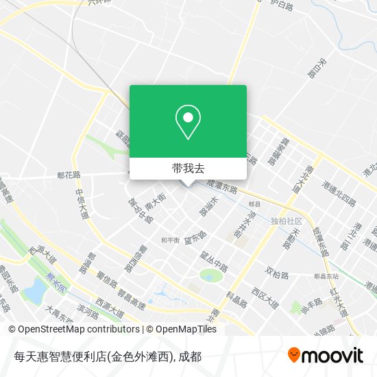 每天惠智慧便利店(金色外滩西)地图