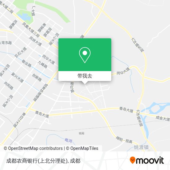 成都农商银行(上北分理处)地图