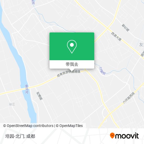 培园-北门地图