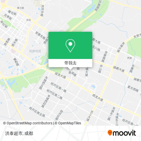 洪泰超市地图
