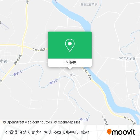 金堂县追梦人青少年实训公益服务中心地图