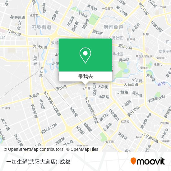 一加生鲜(武阳大道店)地图