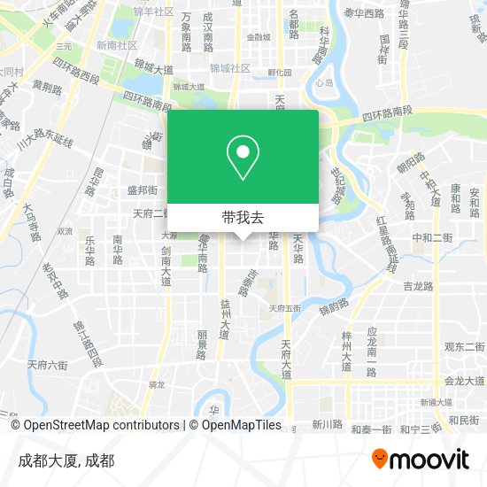 成都大厦地图