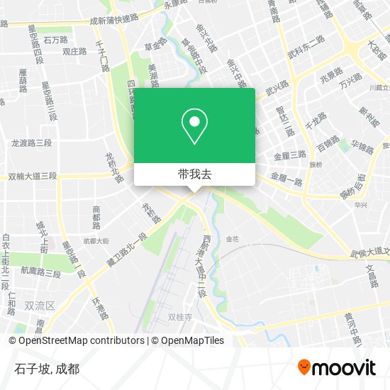 石子坡地图