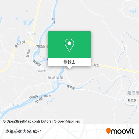 成都赖家大院地图