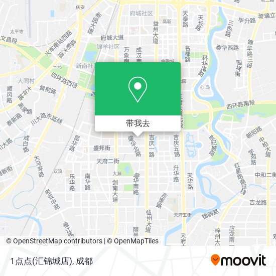 1点点(汇锦城店)地图