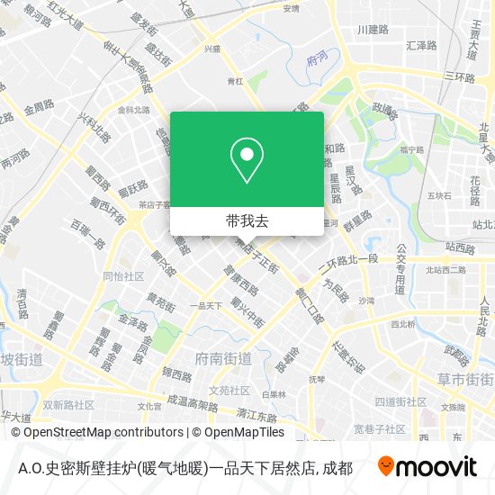 A.O.史密斯壁挂炉(暖气地暖)一品天下居然店地图