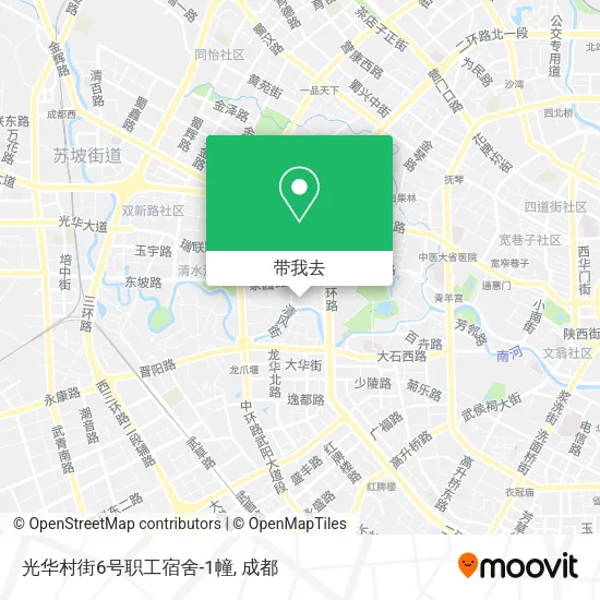 光华村街6号职工宿舍-1幢地图