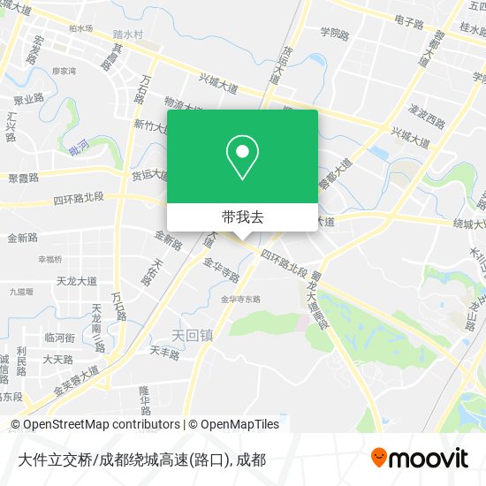 大件立交桥/成都绕城高速(路口)地图