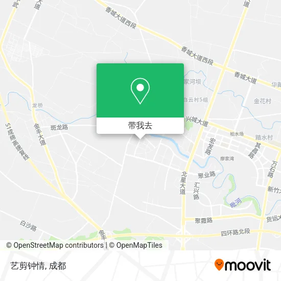艺剪钟情地图