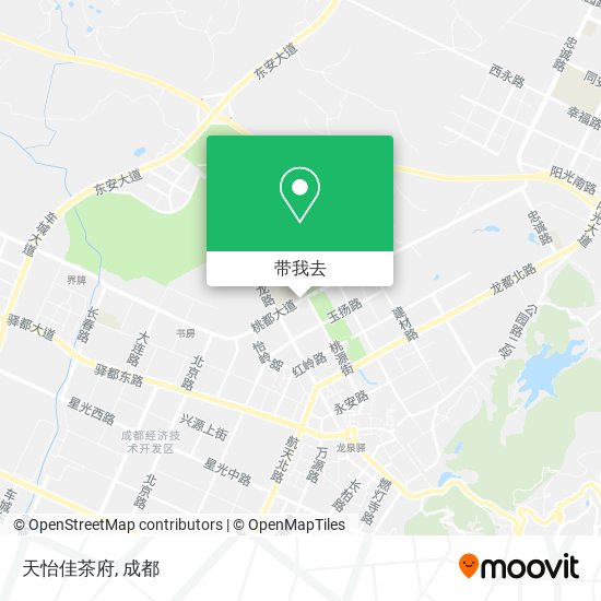 天怡佳茶府地图