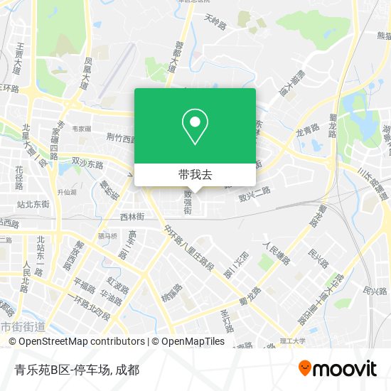青乐苑B区-停车场地图