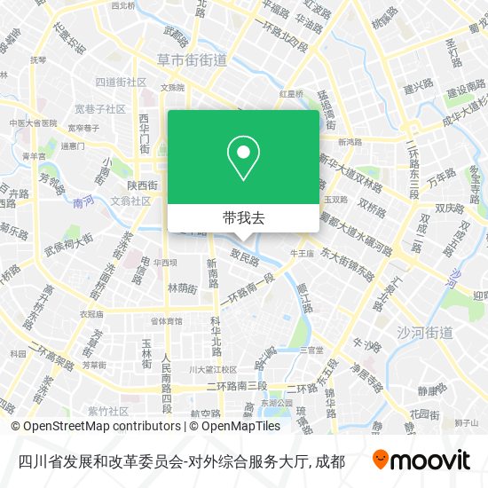 四川省发展和改革委员会-对外综合服务大厅地图