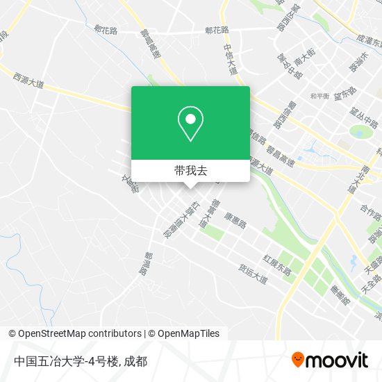 中国五冶大学-4号楼地图