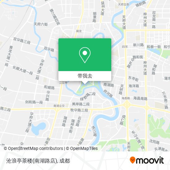 沧浪亭茶楼(南湖路店)地图
