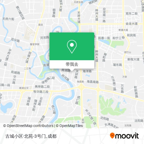 古城小区·北苑-3号门地图