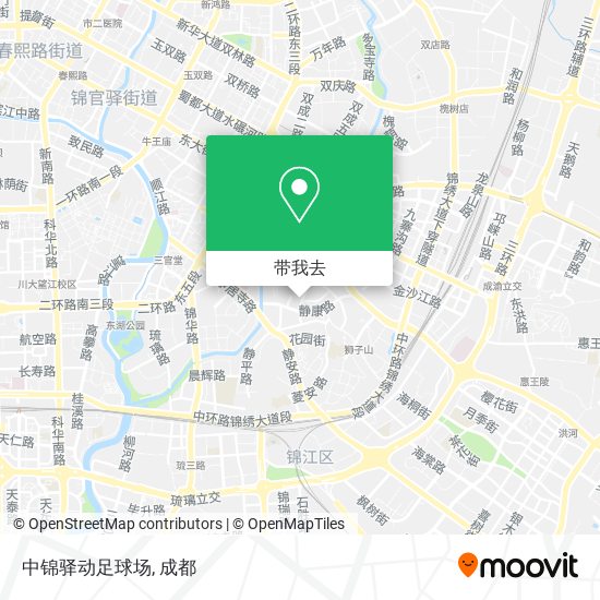 中锦驿动足球场地图