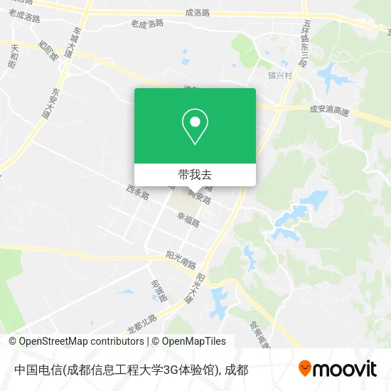 中国电信(成都信息工程大学3G体验馆)地图