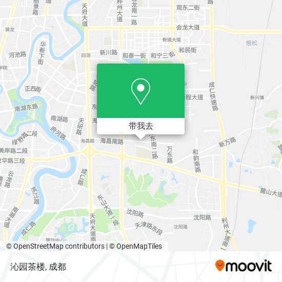 沁园茶楼地图